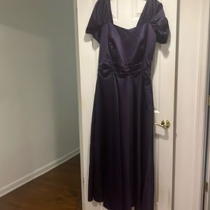 Purple bridesmaids dress
